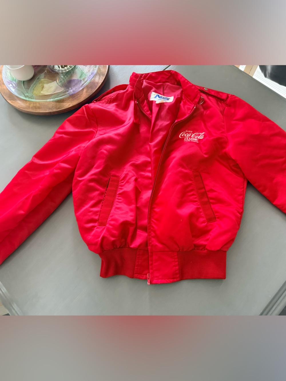 Vintage Astro Sportswear Coca Cola Bomber Jacket Men’s Size Medium